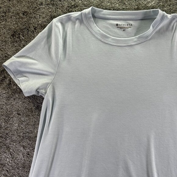 Athleta Essence Handkerchief Hem Top Sz Small Tall - Picture 3 of 10